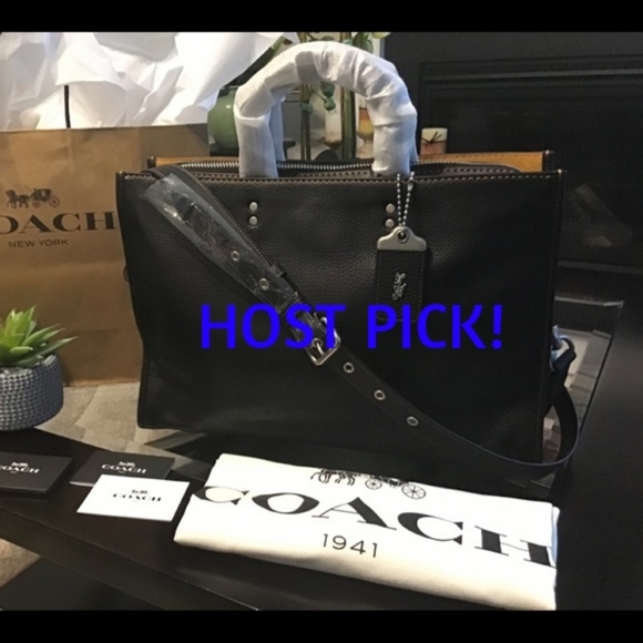 Coach Other - 💝💝2X Host Pick💝💝 NEW Coach Rogue 1941 Briefcase Black - NWT